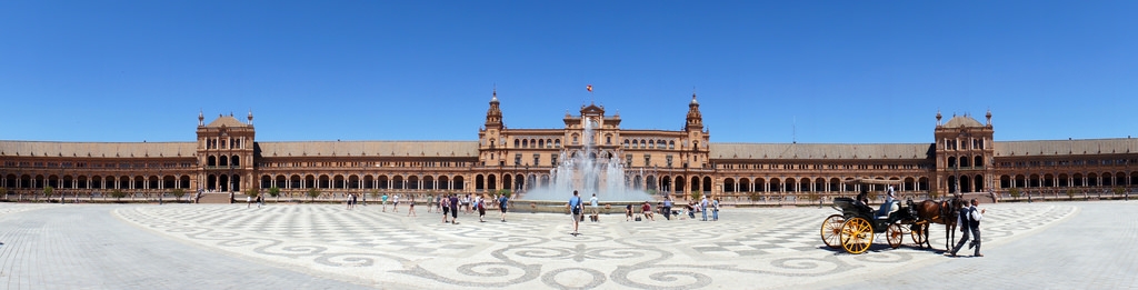 plaza de espana seville photo